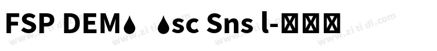 FSP DEMO   Bsc Sns l字体转换